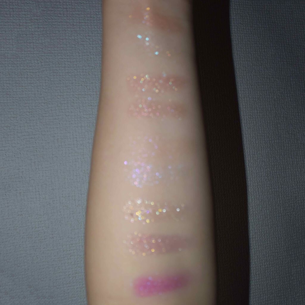 グリッタープリズム シャドウ/MISSHA/グリッターを使ったクチコミ（2枚目）