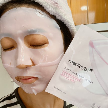 PDRNピンクコラーゲンゲルマスク/MEDICUBE/シートマスク・パックを使ったクチコミ(7枚目)