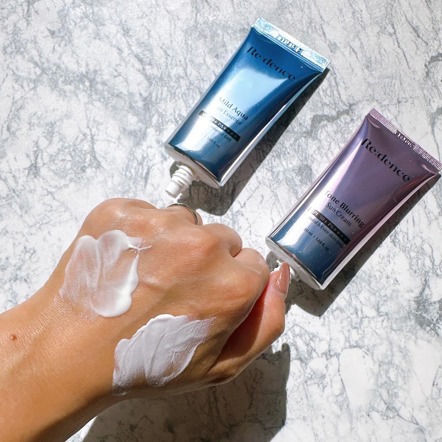 マイルドアクアUVエッセンス/redence/日焼け止めローションを使ったクチコミ(3枚目)