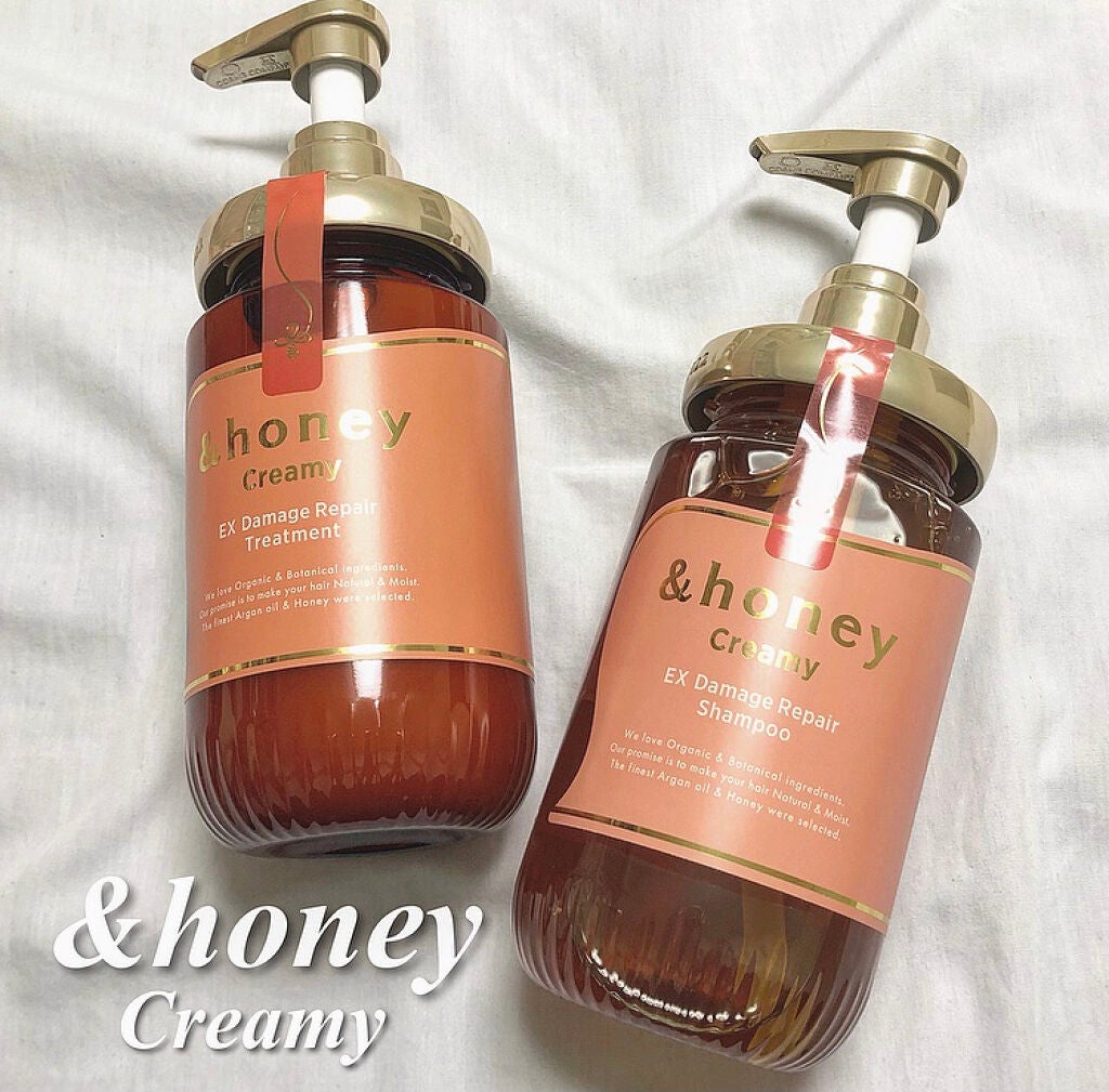 Creamy EXダメージリペアシャンプー1.0/ヘアトリートメント2.0/&honey/市販シャンプーを使ったクチコミ(1枚目)
