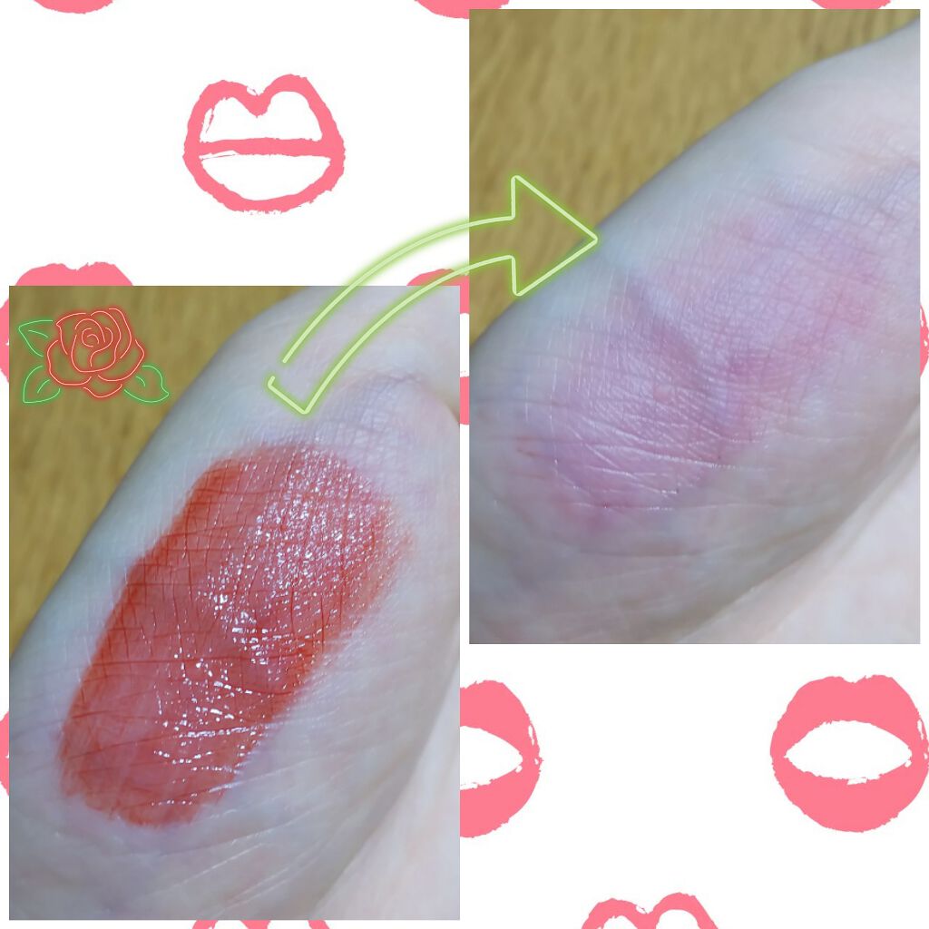 LUXレッドドロップリップキュア/N-SHINE(NATURAL SHINE)/口紅を使ったクチコミ(2枚目)