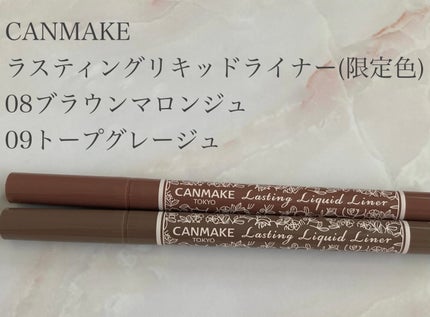 ラスティングリキッドライナー/キャンメイク/リキッドアイライナーを使ったクチコミ(2枚目)