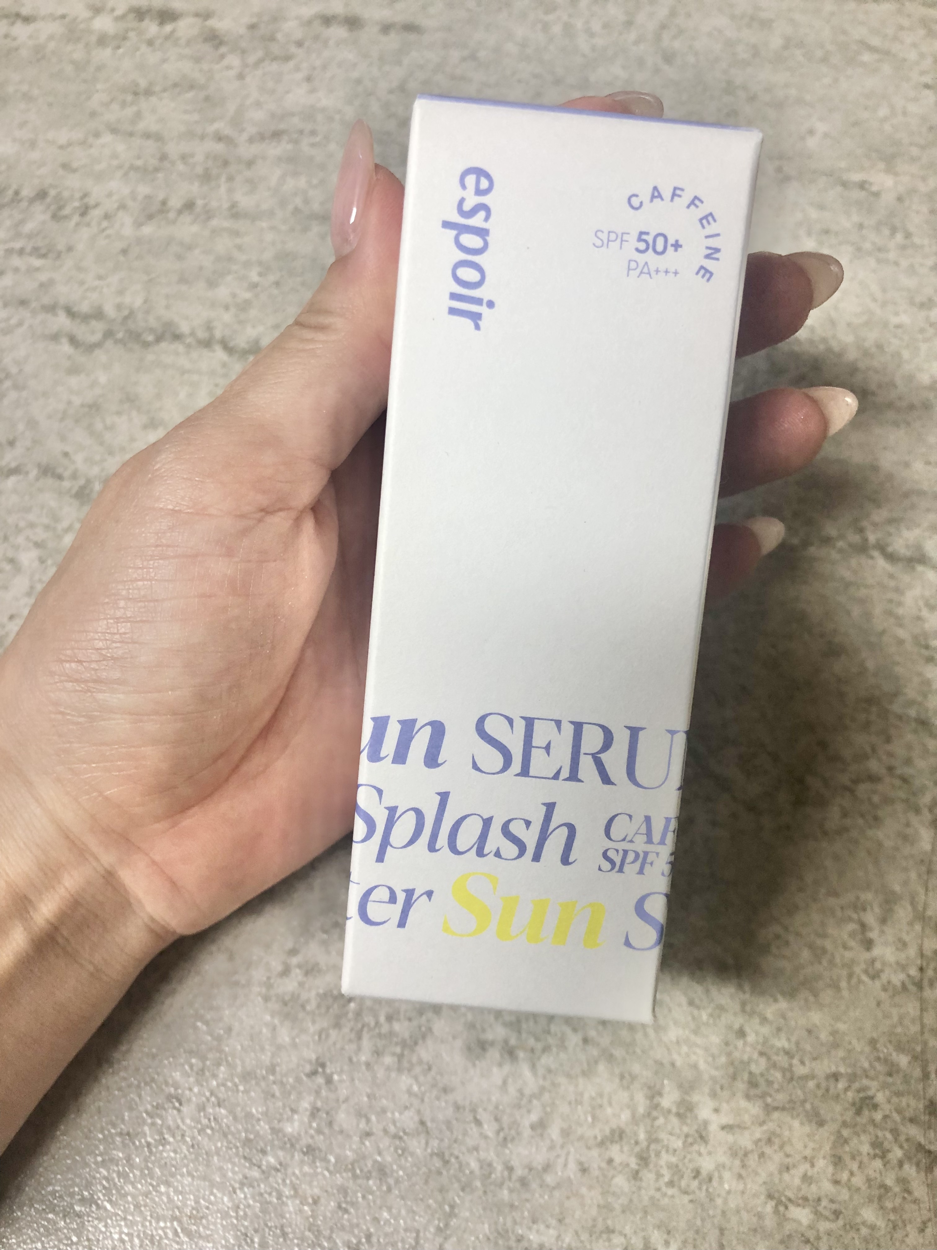 エスポア ウォータースプラッシュサンセラム/espoir/日焼け止めクリームを使ったクチコミ（1枚目）