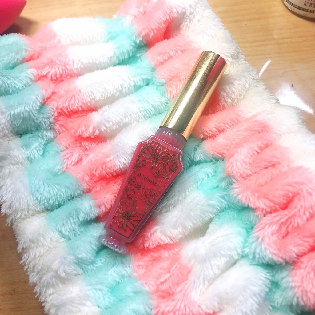 リップティントマット 01 コーラル/キャンメイク/リップグロスを使ったクチコミ（1枚目）