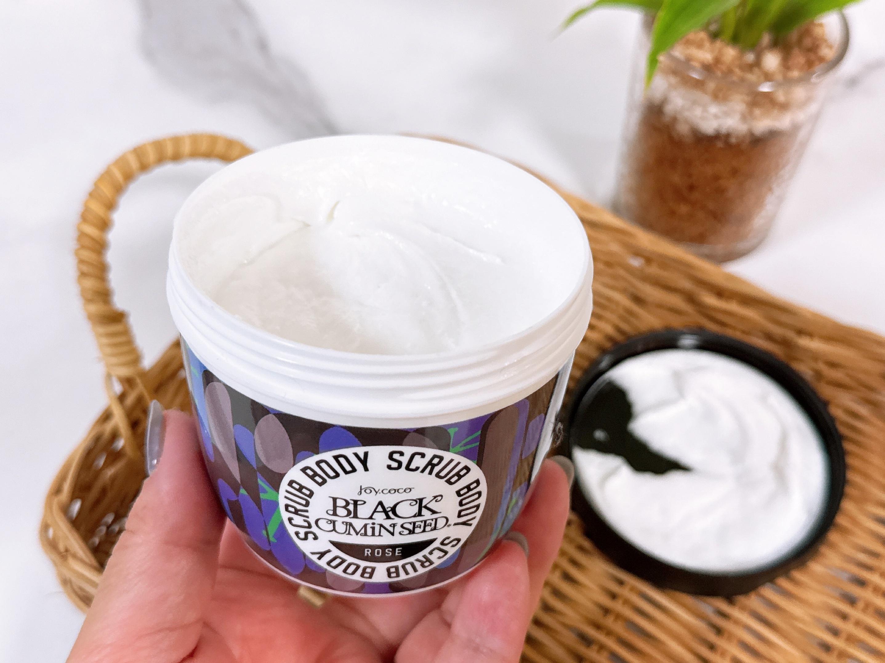 ジョイココ　ボディスクラブ　ブラッククミンシード/Joy.coco(ジョイココ)/ボディスクラブを使ったクチコミ（2枚目）