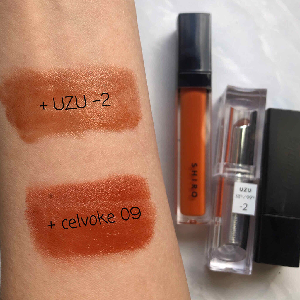 エッセンスリップオイルカラー/SHIRO/リップオイルを使ったクチコミ（3枚目）