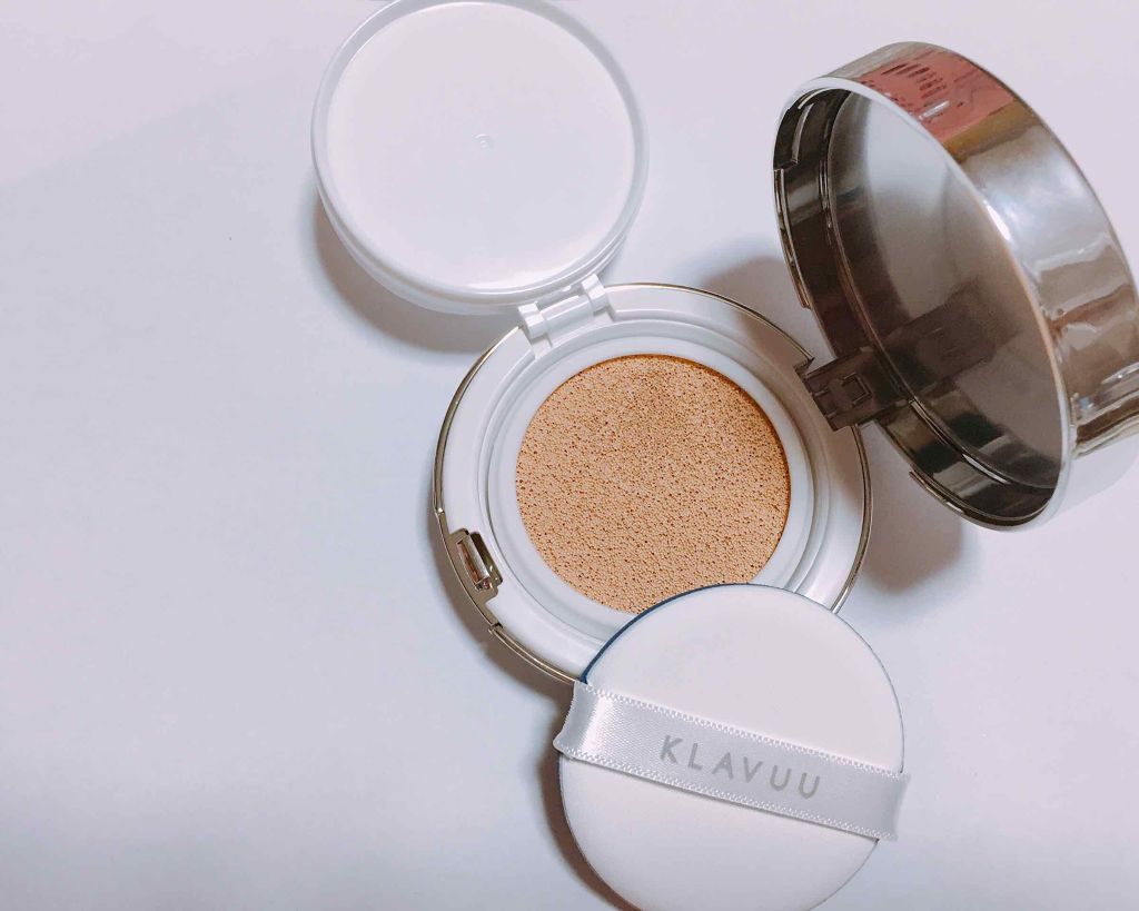 ブルーパールマリンコラーゲンアクアクッション/KLAVUU/クッションファンデーションを使ったクチコミ（2枚目）