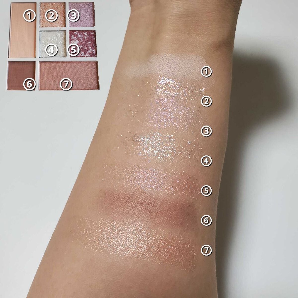 ラブ・ライナー アイカラーパレット ロマンティックブルームコレクション<アイシャドウ>/ラブ・ライナー/アイシャドウパレットを使ったクチコミ(9枚目)