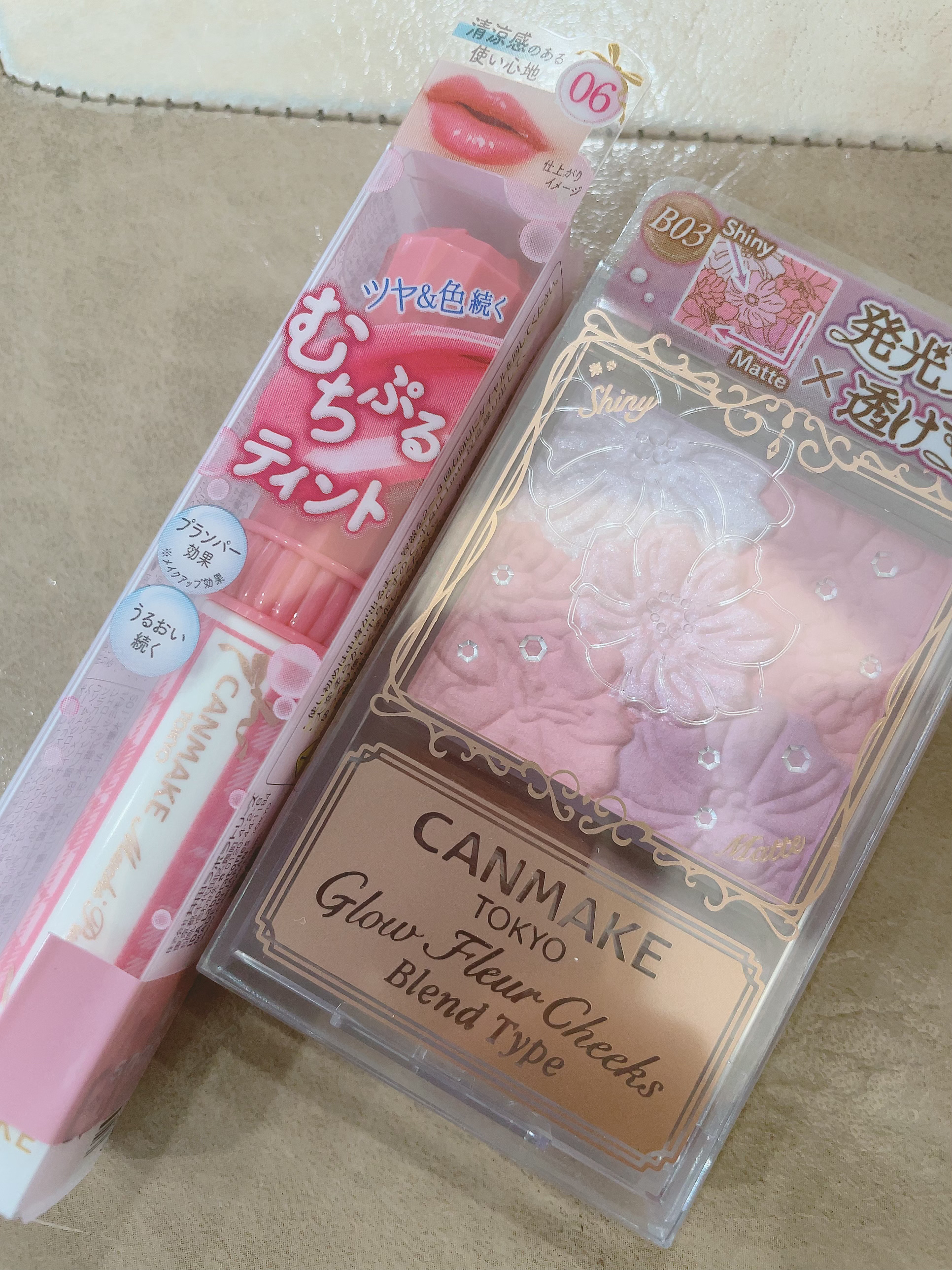 グロウフルールチークス（ブレンドタイプ）/キャンメイク/パウダーチークを使ったクチコミ（3枚目）