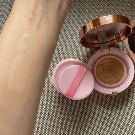 ピンクティーツリーカバークッション/APLIN/クッションファンデーションを使ったクチコミ(7枚目)