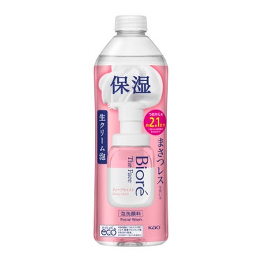 ビオレ ザフェイス 泡洗顔料 ディープモイスト つめかえ用(340ml)