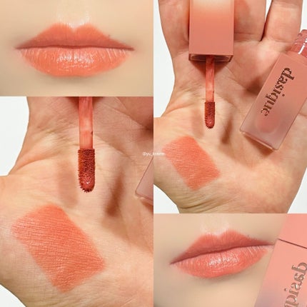 クリームドゥローズティント/dasique/リップティントを使ったクチコミ(6枚目)