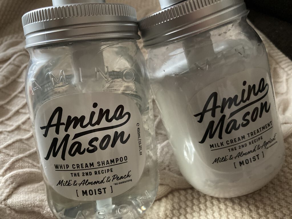 アミノメイソン ディープモイスト ホイップクリーム シャンプー/ミルククリーム ヘアトリートメント/アミノメイソン/市販シャンプーを使ったクチコミ（1枚目）