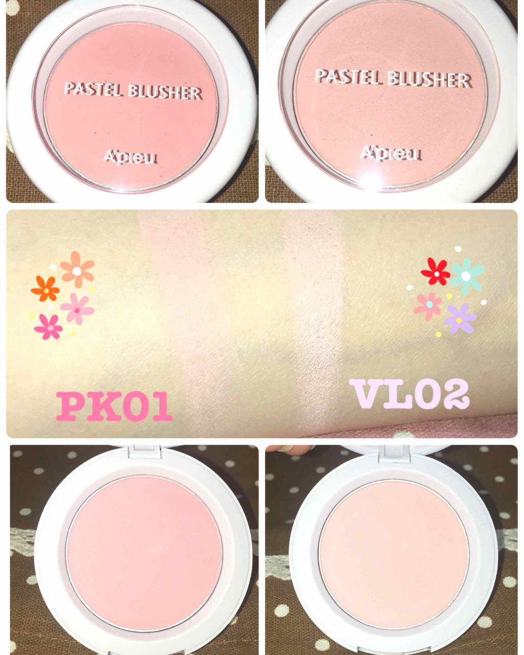 アピュー パステルブラッシャー/A’pieu/パウダーチークを使ったクチコミ(2枚目)
