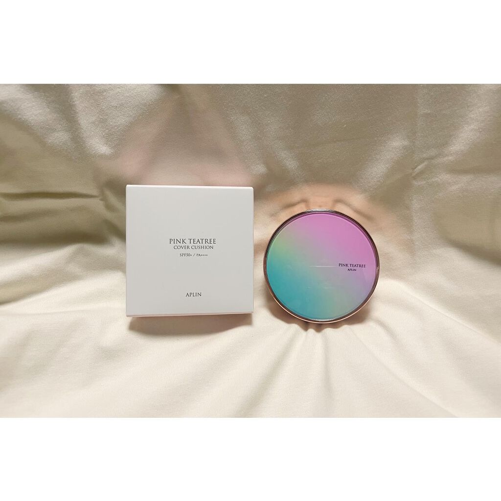 ピンクティーツリーカバークッション/APLIN/クッションファンデーションを使ったクチコミ（1枚目）