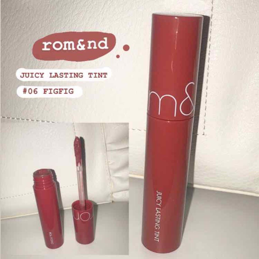 ジューシーラスティングティント/rom&nd/リップティントを使ったクチコミ（1枚目）
