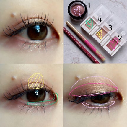 クリーミータッチライナー/キャンメイク/ジェルアイライナーを使ったクチコミ(5枚目)