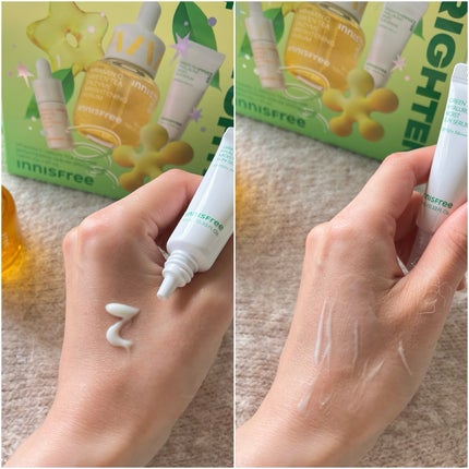 【LIVELY】ホリデービタC グリーンティーエンザイムブライトセラムスペシャルセット/innisfree/スキンケアキットを使ったクチコミ(5枚目)