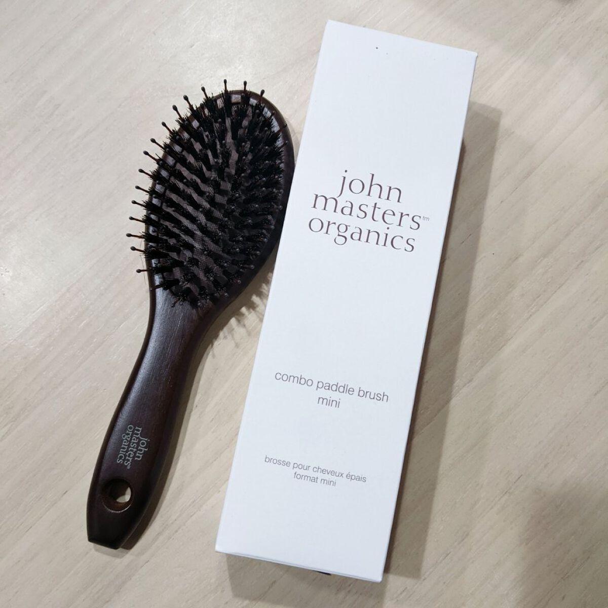 コンボパドルブラシ/john masters organics/ヘアブラシを使ったクチコミ（1枚目）