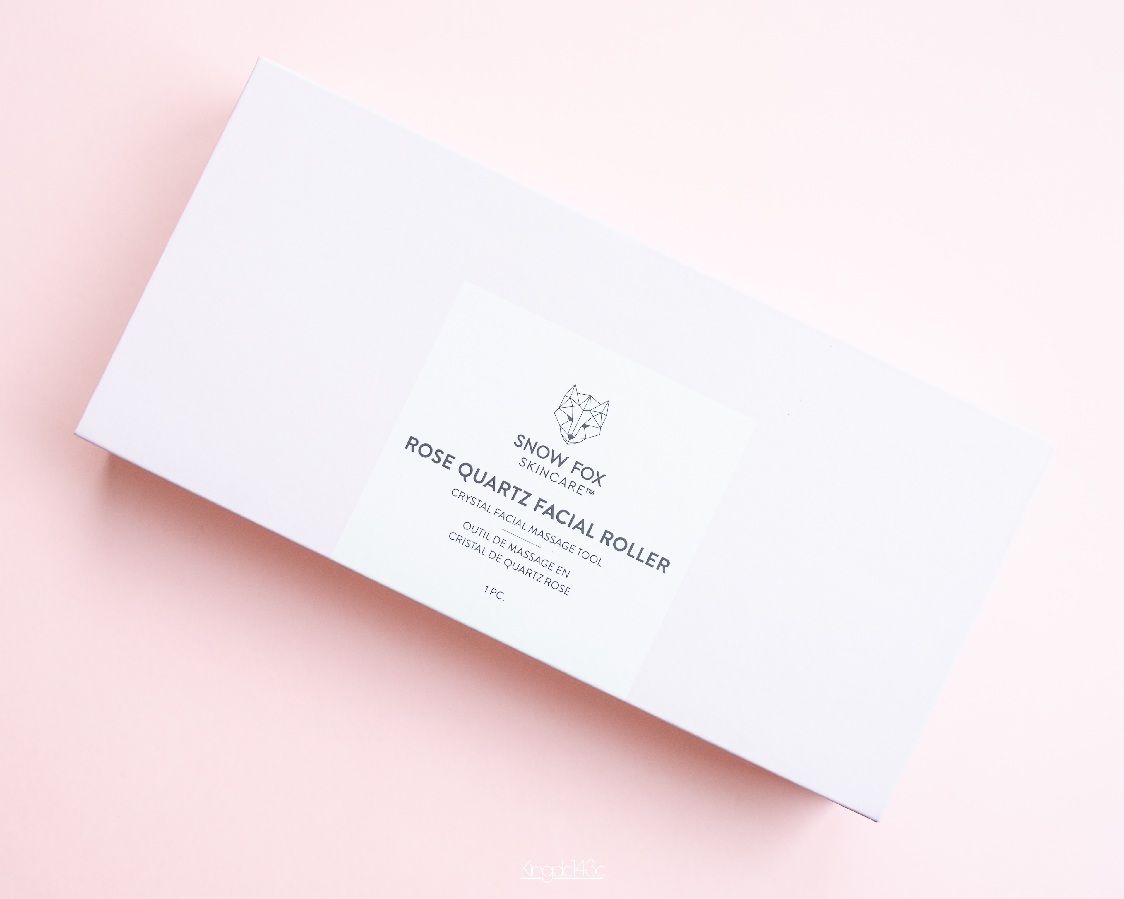 ローズ クォーツ フェイシャル ローラー/SNOW FOX SKINCARE/その他スキンケアグッズを使ったクチコミ（2枚目）