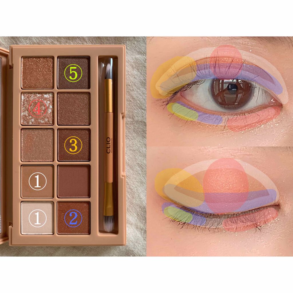 プロ アイ パレット/CLIO/アイシャドウパレットを使ったクチコミ（2枚目）