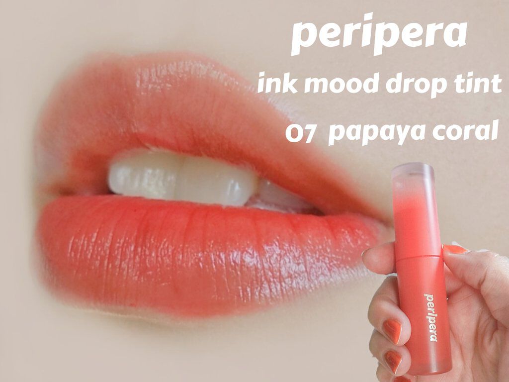 インク ムード ドロップ ティント/PERIPERA/リップグロスを使ったクチコミ（1枚目）