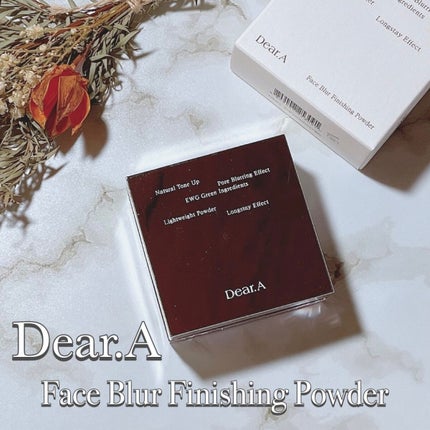 フェイス ブラー フィニッシング パウダー/Dear.A/ルースパウダーを使ったクチコミ(1枚目)