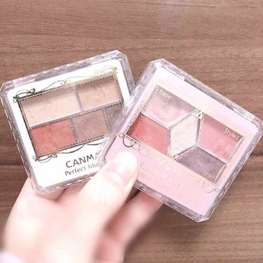 CANMAKE 
Perfect Multi Eyes
左 : 03

CANMAKE
Perfect Stylist Eyes
右 : 14

« 03 »
全体的に捨て色がない。
ベースはそんな色が