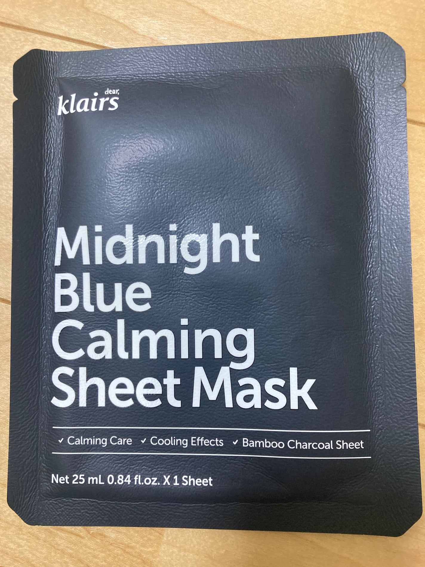 ミッドナイトブルーカーミングシートマスク(25ml)/Klairs/シートマスク・パックを使ったクチコミ(1枚目)