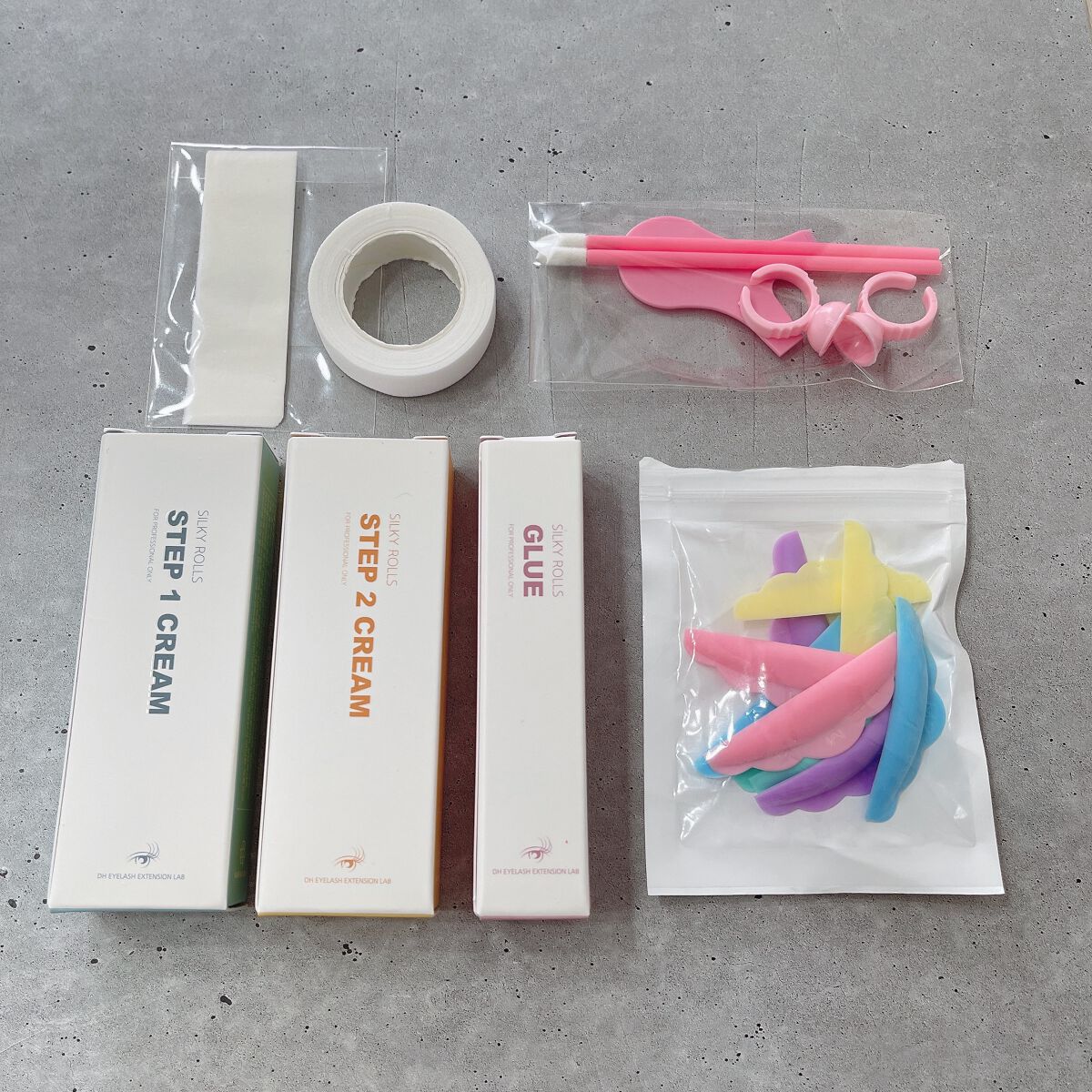 EYE2IN 低刺激 セルフプロ用 まつげパーマ 3種 セット/Qoo10/その他キットセットを使ったクチコミ（2枚目）