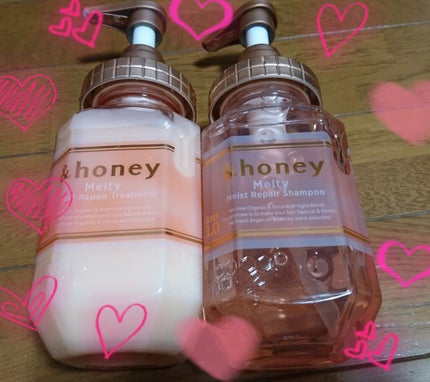 &honey Melty モイストリペア シャンプー1.0/モイストリペア ヘアトリートメント2.0/&honey/市販シャンプーを使ったクチコミ(1枚目)