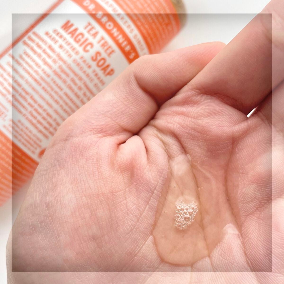 マジックソープ ティートゥリー/ドクターブロナー/ボディソープを使ったクチコミ(4枚目)