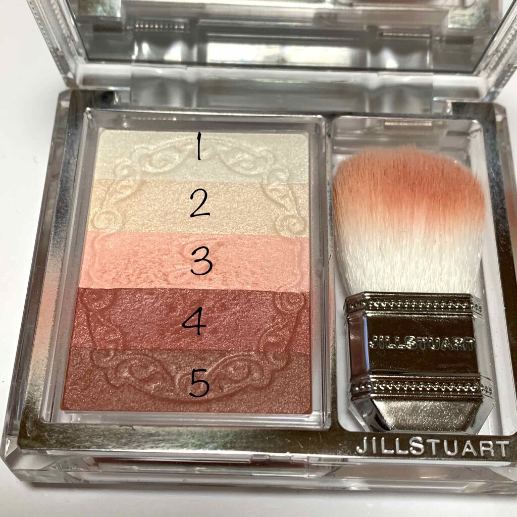 ブルーミングデュー オイルインブラッシュ/JILL STUART/パウダーチークを使ったクチコミ(2枚目)