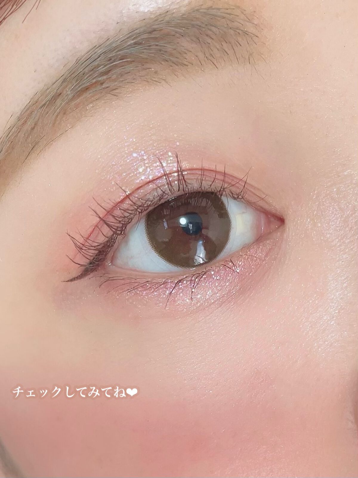 ごんす@YouTube始めました on LIPS 「《くっきりと甘く盛るカラコン❤︎》結構濃いめブラウンでくっきり..」(8枚目)