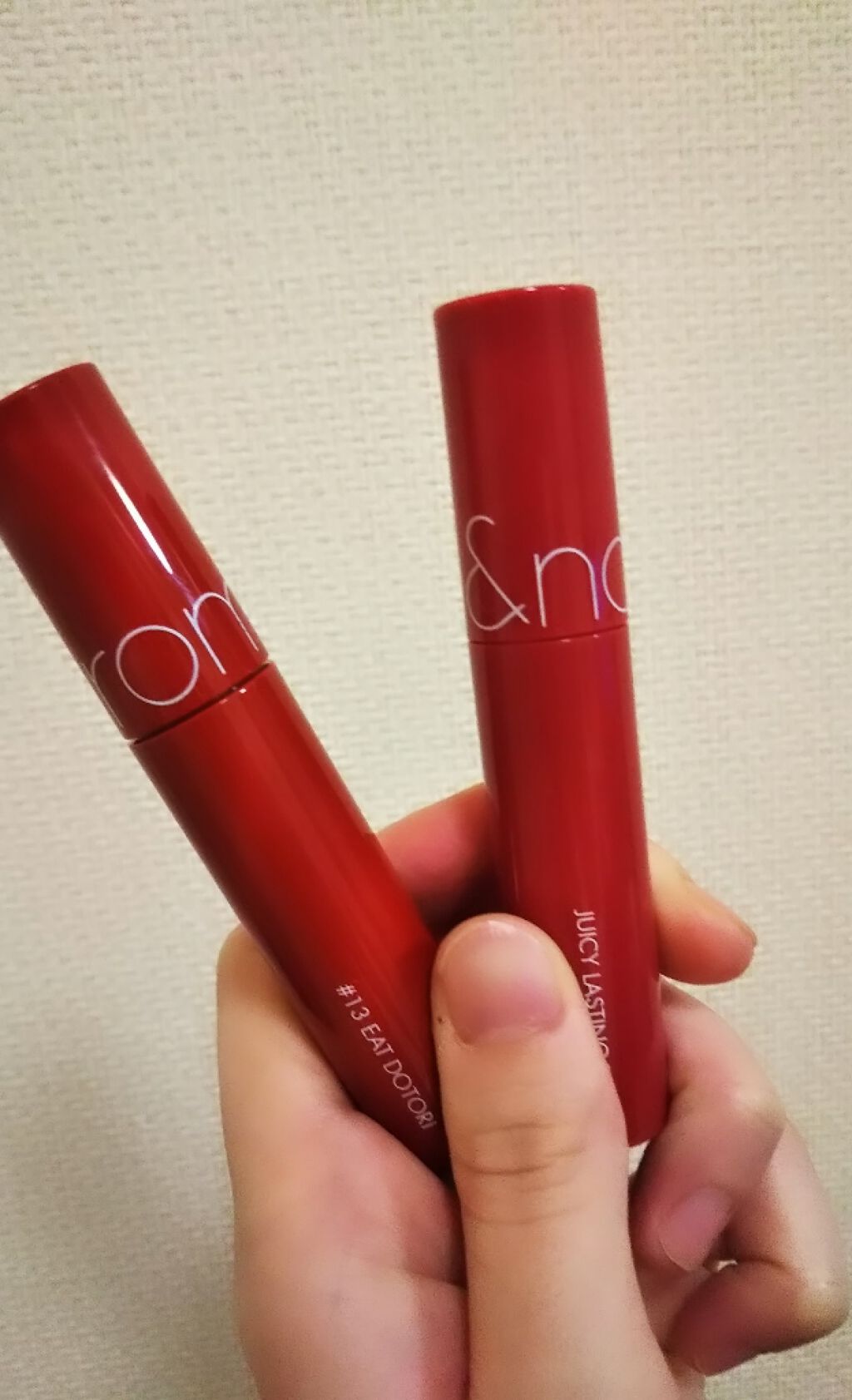 ジューシーラスティングティント/rom&nd/リップティントを使ったクチコミ（1枚目）