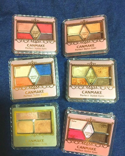 【旧品】パーフェクトスタイリストアイズ/キャンメイク/アイシャドウパレットを使ったクチコミ(1枚目)
