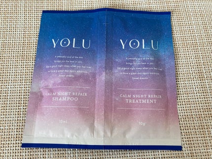 カームナイトリペアシャンプー/トリートメント/YOLU/市販シャンプーを使ったクチコミ(1枚目)