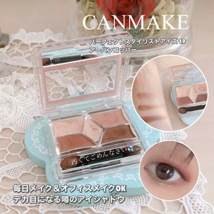 【旧品】パーフェクトスタイリストアイズ/キャンメイク/アイシャドウパレットを使ったクチコミ(1枚目)