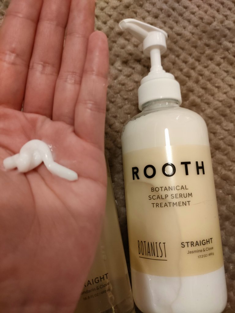 ルース ボタニカルスカルプセラム シャンプー・トリートメント（ストレート）/BOTANIST/市販シャンプーを使ったクチコミ（3枚目）