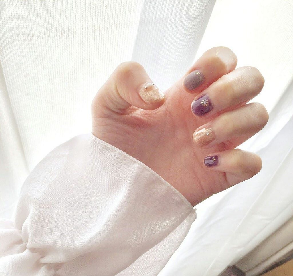 ネイルシール/セリア/ネイルシールを使ったクチコミ(1枚目)