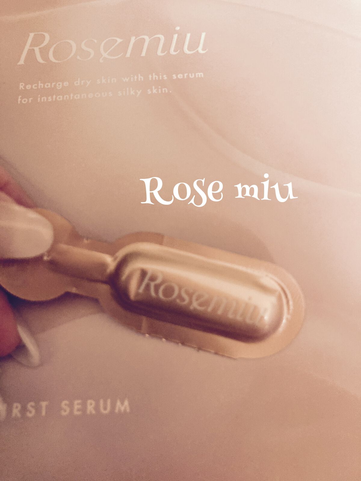 ファーストセラム/Rosemiu/美容液を使ったクチコミ（1枚目）