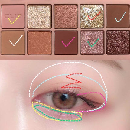 プロ アイ パレット/CLIO/アイシャドウパレットを使ったクチコミ(2枚目)