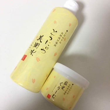 くさもち on LIPS 「【豆乳美潤水】○使い方①洗顔後、コットンに化粧水を適量出し、拭..」（1枚目）