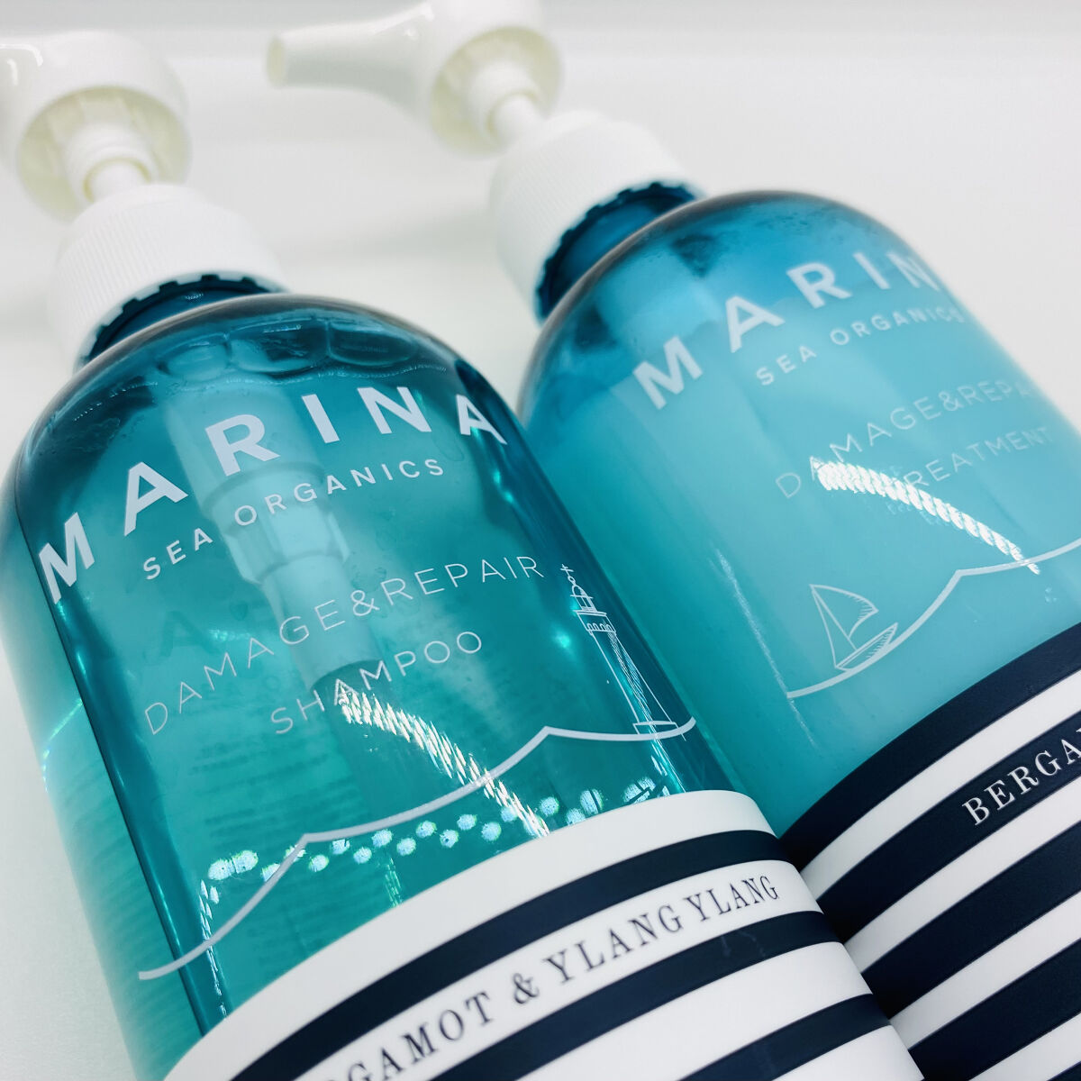 ダメージリペアシャンプー＆トリートメント/マリーナシーオーガニック/市販シャンプーを使ったクチコミ（3枚目）