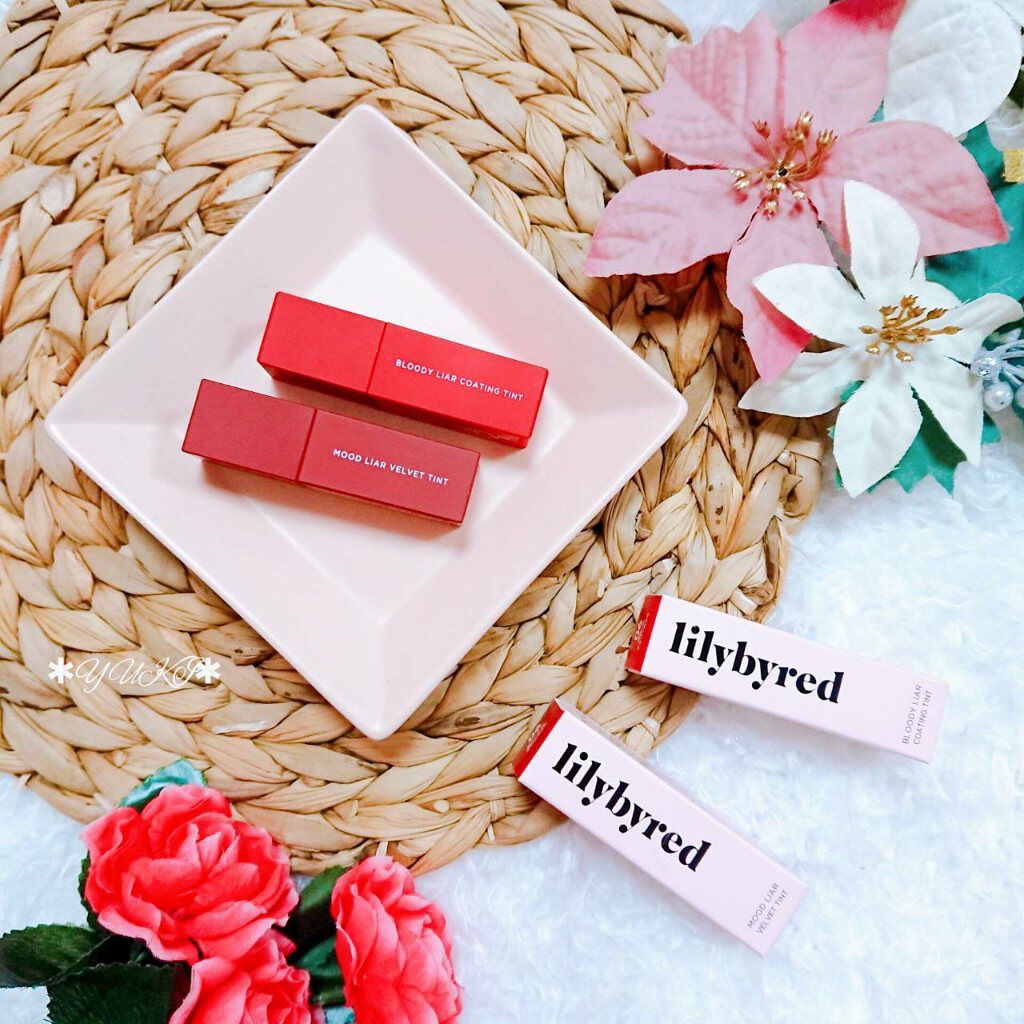 ブラッディライアー コーティングティント/lilybyred/リップティントを使ったクチコミ（1枚目）