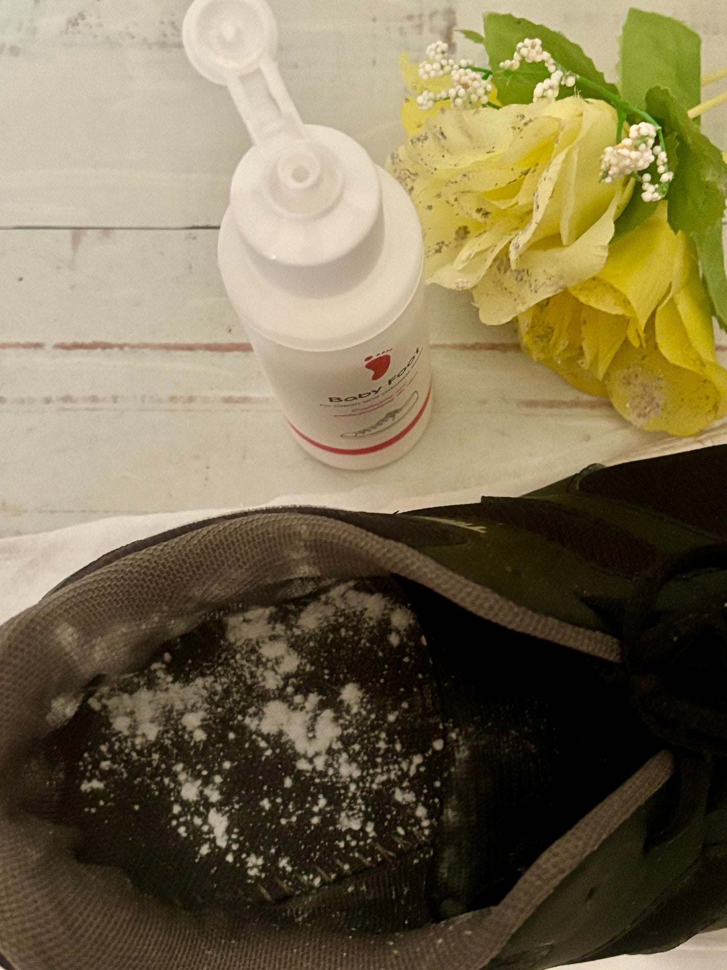 靴の消臭除菌パウダー/ベビーフット/レッグ・フットケアを使ったクチコミ(3枚目)