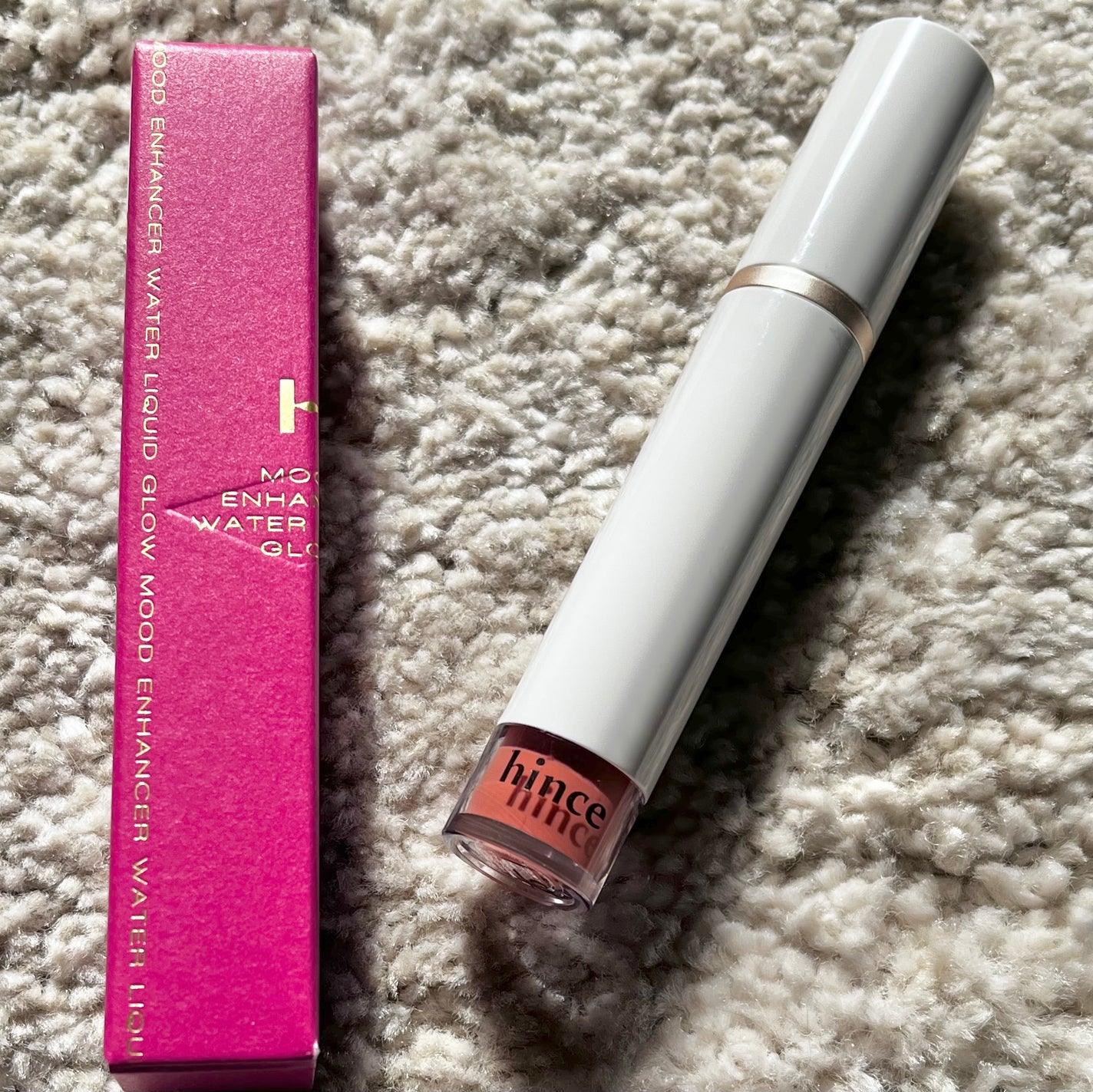 ムードインハンサーウォーターリキッドグロウ/hince/口紅を使ったクチコミ(1枚目)