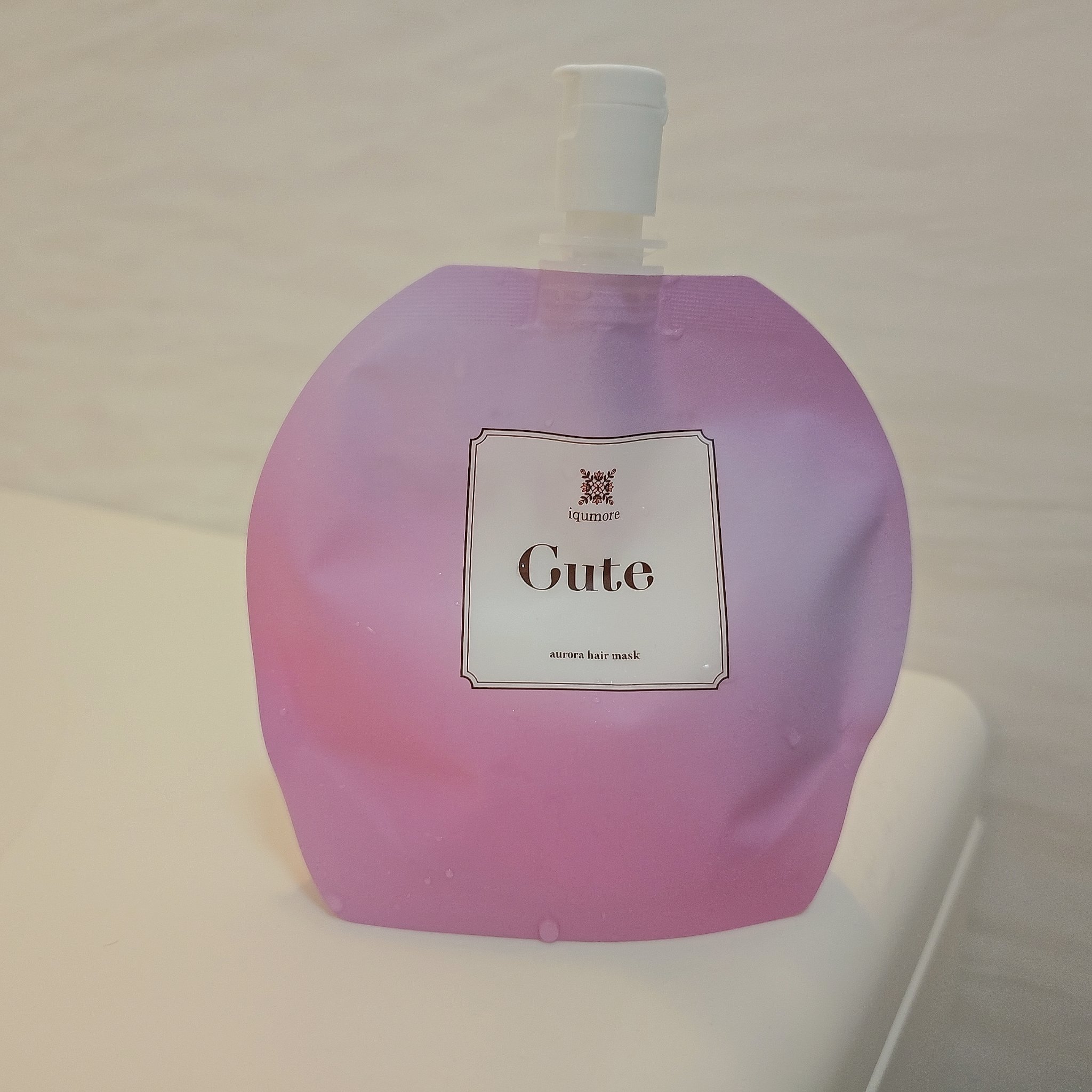 イクモアキュートオーロラヘアマスク/iqumore/ヘアマスク・ヘアパックを使ったクチコミ（1枚目）