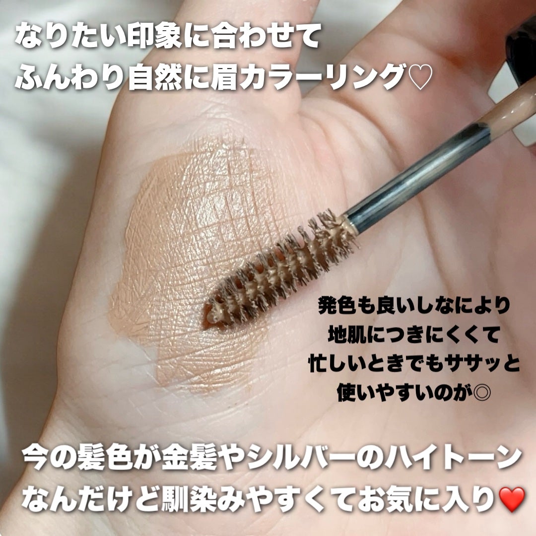 ヘビーローテーション カラーリングアイブロウEX/ヘビーローテーション/眉マスカラを使ったクチコミ(2枚目)