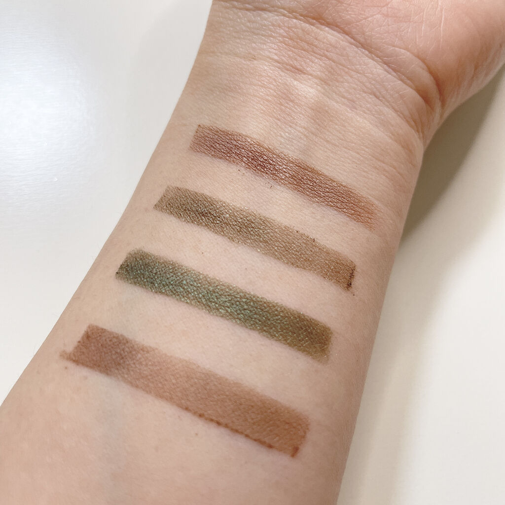 アイカラーレーション 10 Vintage Moss/LUNASOL/アイシャドウパレットを使ったクチコミ（3枚目）